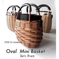 【完成品】籐カゴミニバッグ〜OVELmini〜