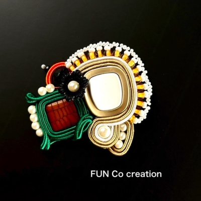 画像2: 【キット】スクエア〜ブローチ〜