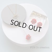 【キット】pom-pom mum〜ネックレス＆ピアス（イヤリング）