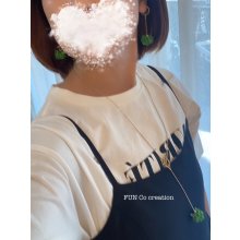 他の写真2: 【キット】pom-pom mum〜ネックレス＆ピアス（イヤリング）