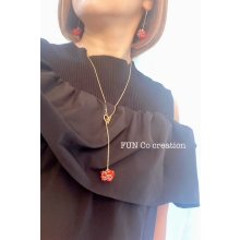 他の写真1: 【キット】pom-pom mum〜ネックレス＆ピアス（イヤリング）