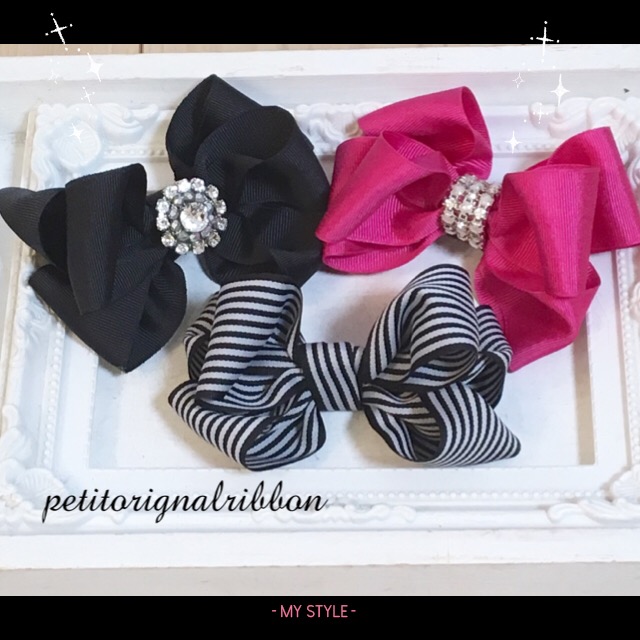 画像: petit original ribbon 　「papillonmignon&ふんわり立体リボン」ディプロマ付