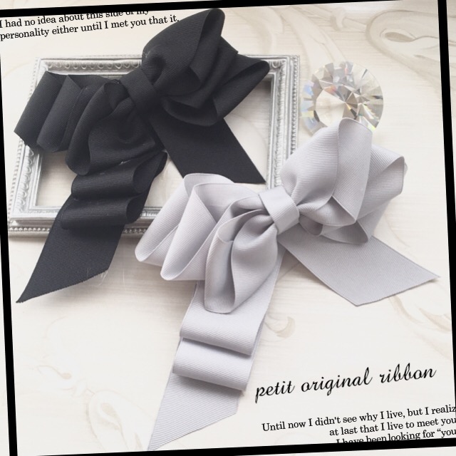 画像1: petit original ribbon 　「glamorous ribbon」ディプロマ付 (1)